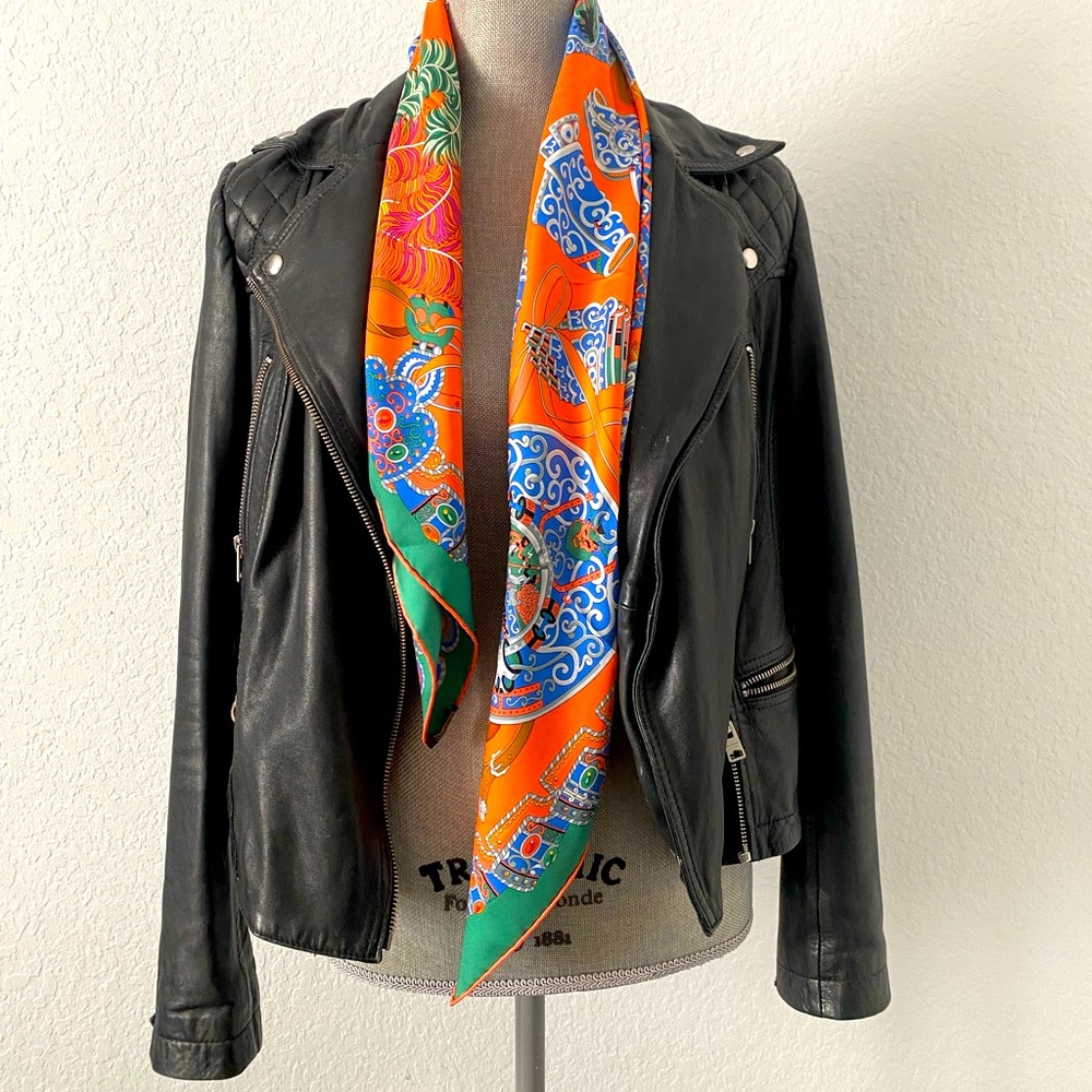 AllSaints Catch Biker Leather Jacket
